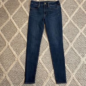 American Eagle Outfitters Super Stretch Hi-Rise Blue Jeggings - Women's Size 2